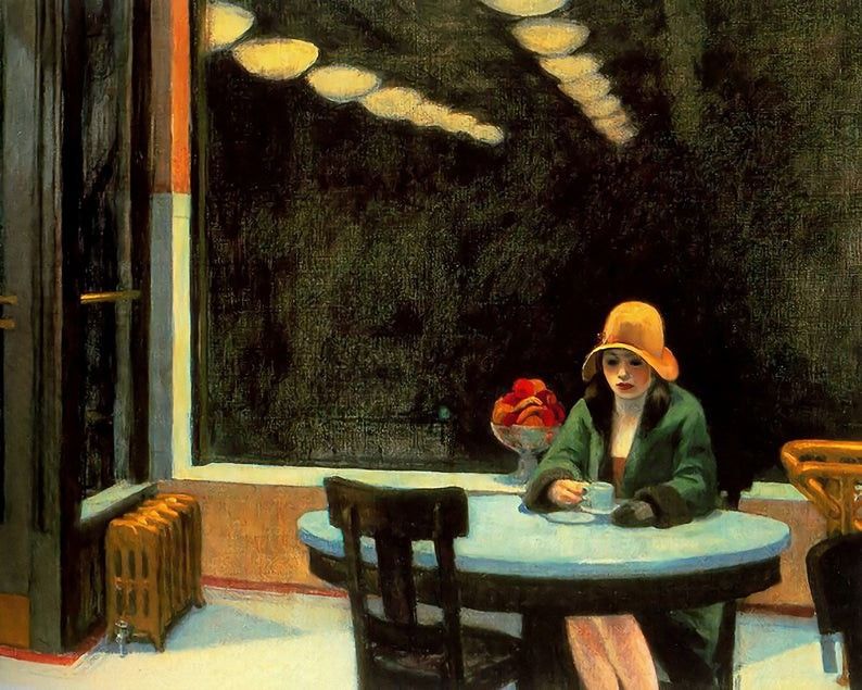 'Automat', 1927 Edward Hopper