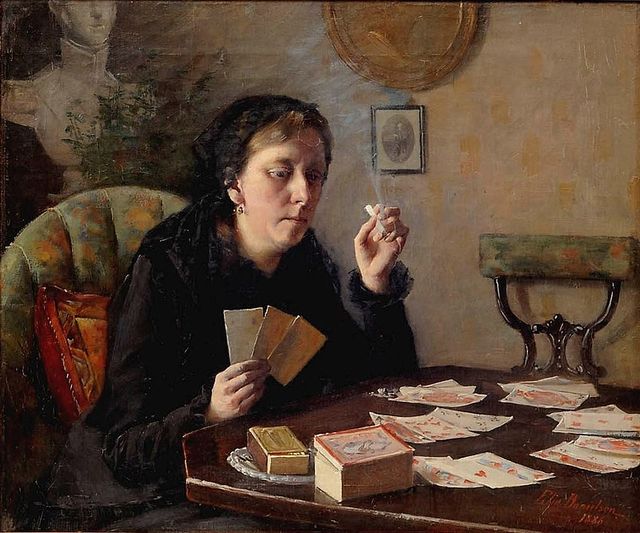 Aunt Balda's Pastime”, 1886, by Elin Danielson-Gambogi (Finnish, 1861–1919)